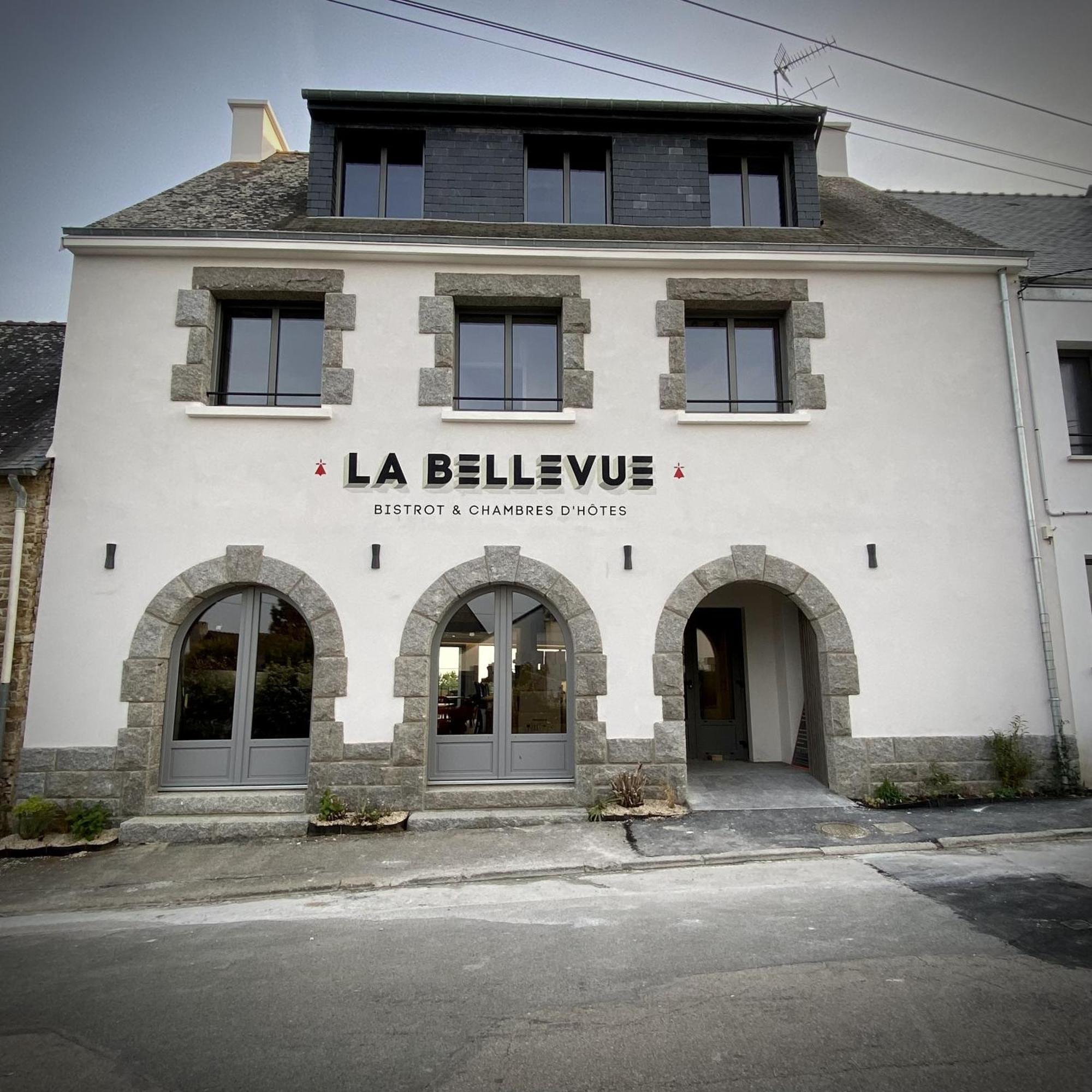 La Bellevue Bistrot Et Chambres D'Hotes Séné Exterior foto